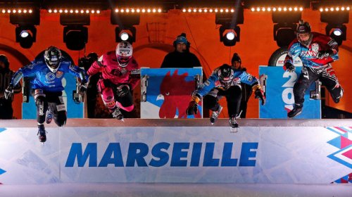 В Марселе состоялся Чемпионат мира по конькобежному даунхиллу по версии Red Bull