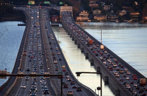 Плавучие мосты в Сиэтле (11 фото)