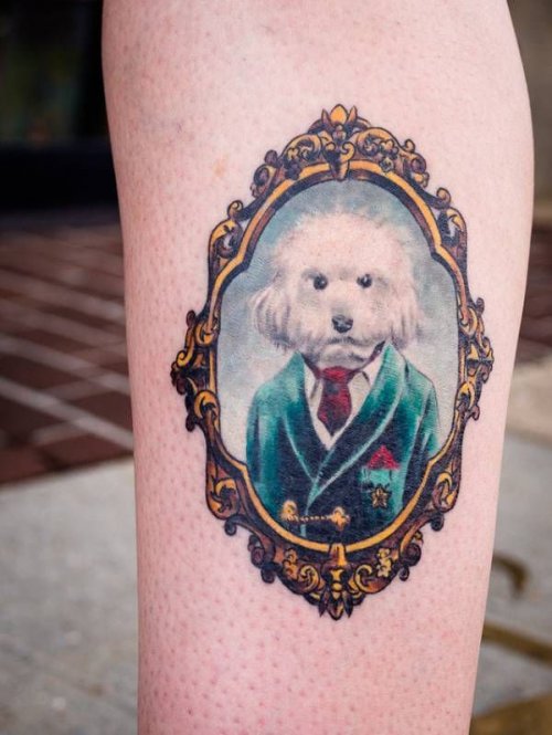 Топ-12: самые милые татуировки с собаками