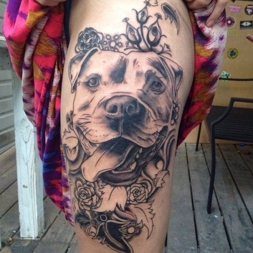 Топ-12: самые милые татуировки с собаками