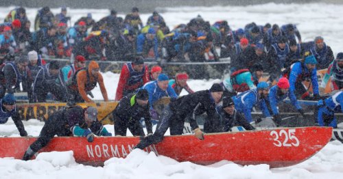 Ежегодные ледовые гонки на байдарках, соревнования 2017 года