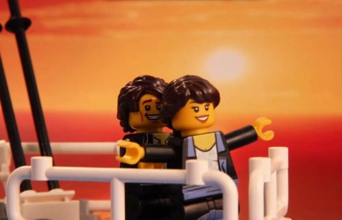 Известные сцены из фильмов блестяще воспроизведены из LEGO (6 фото + видео)