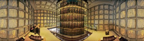 Панорамные снимки библиотек Томаса Шиффа (10 фото)