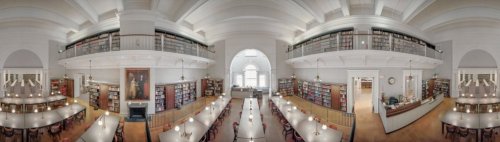 Панорамные снимки библиотек Томаса Шиффа (10 фото)