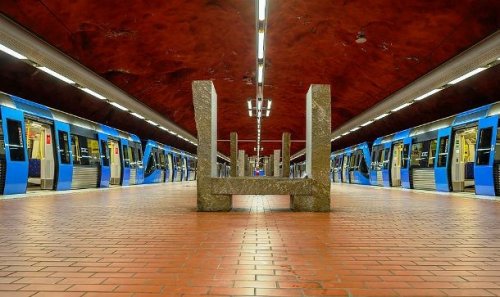 Станции Стокгольмского метрополитена, которые вас восхитят (25 фото)