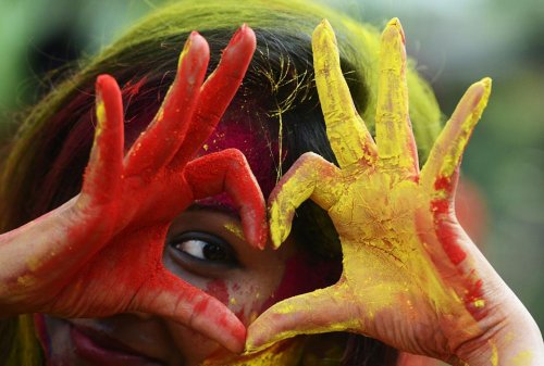 Холи-2017: фестиваль красок (28 фото)
