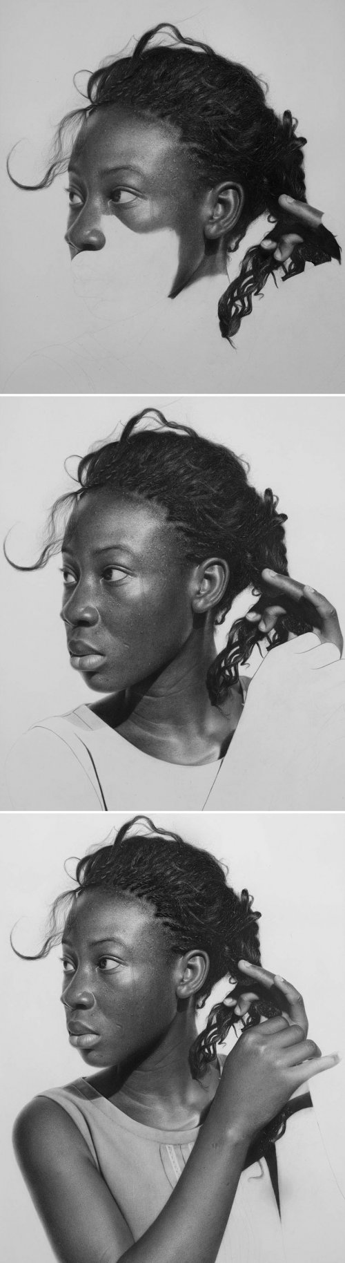 Невероятно реалистичные портреты, сделанные художником Аринзе Стэнли (10 фото)