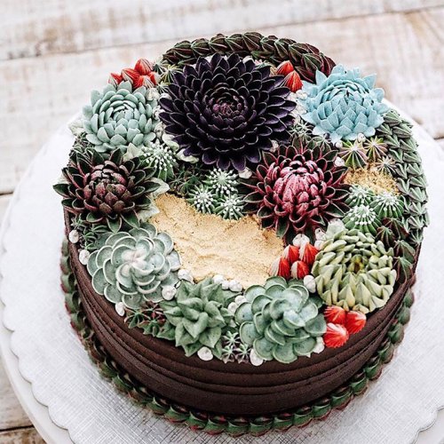 Потрясающе реалистичные цветочные торты от Ивен Кави (16 фото)