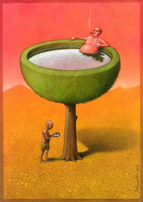 Современное общество в иллюстрациях Джона Холкрофта (31 шт)