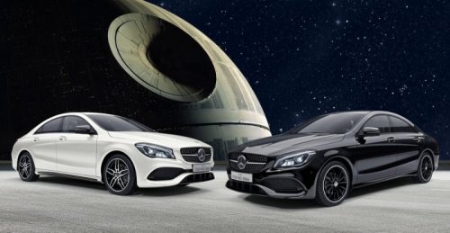 Компания Mercedes-Benz выпустила лимитированную версию CLA 180 для поклонников "Звёздных войн" (7 фото)