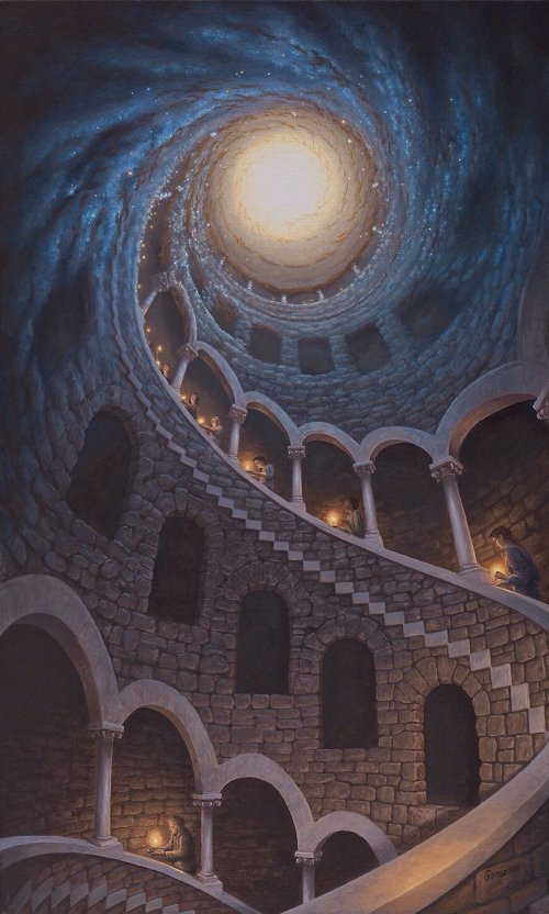 Невероятные оптические иллюзии в картинах Роберта Гонсалвеса (21 фото)