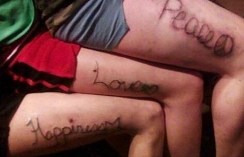 Тату-фейлы: татуировки, которые можно было не делать (18 фото)
