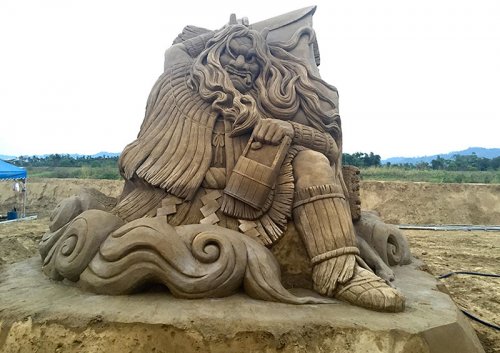 Впечатляюще детализированные песочные скульптуры Тосихико Хосаки (12 фото)
