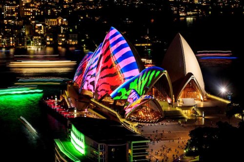 Фестиваль музыки и света Vivid Sydney 2017 в Сиднее (13 фото)