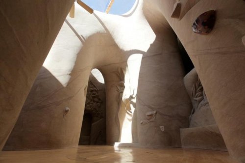 Резные пещеры невероятной красоты в пустыне Нью-Мексико (14 фото)