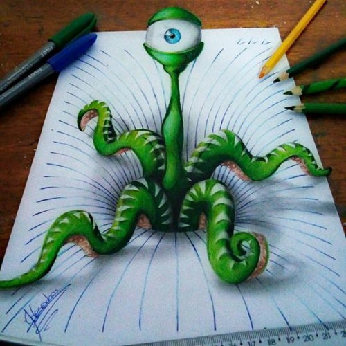 Невероятные 3D-рисунки талантливого художника Жоао Карвальо (18 фото)