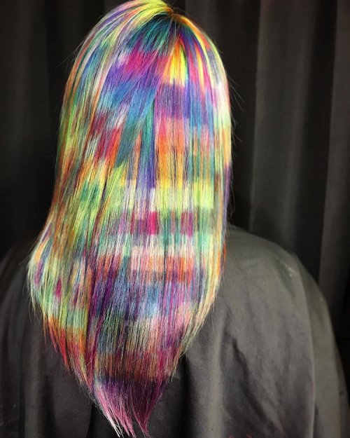 Новый модный тренд: волосы в качестве холста (16 фото)