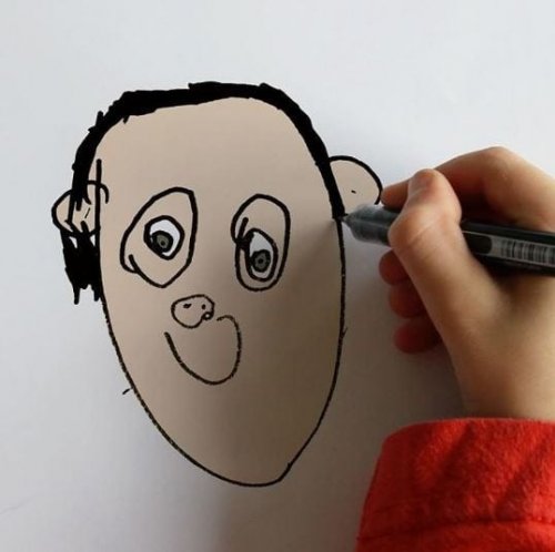 Шестилетний мальчик рисует картинки, которые его отец делает реалистичными (22 фото)