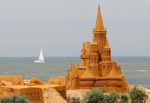 Фестиваль песчаных скульптур в Остенде (17 фото)