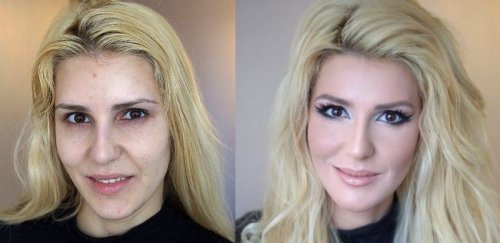 Как умелый макияж может преобразить девушек (24 фото)