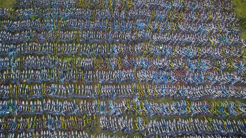 Велосипедные кладбища Китая: как выглядят 23 тысячи заброшенных велосипедов (5 фото)