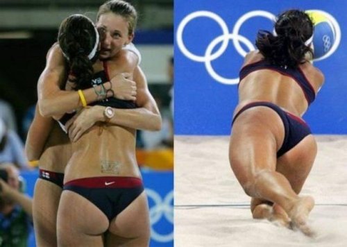 Причины, по которым мужчины обожают смотреть женский пляжный волейбол (34 фото)