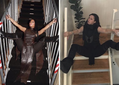 Пародии на Instagram-снимки знаменитостей в исполнении Селесты Барбер (37 фото)