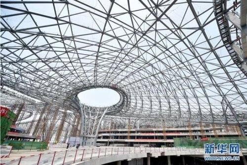 В Пекине началось строительство нового аэропорта (8 фото)