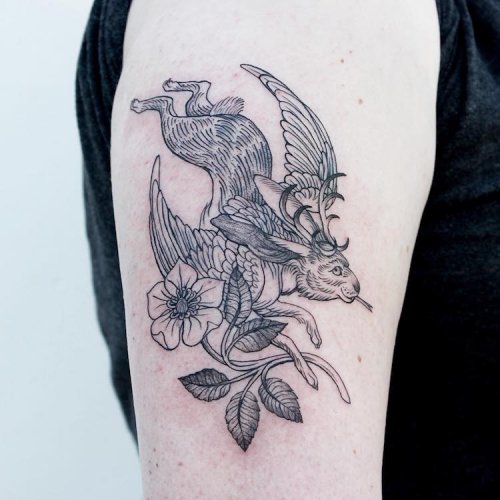 Изящные татуировки тату-мастера A-B M (19 фото)