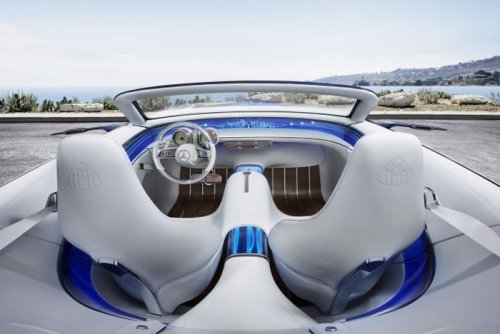 Роскошный концепт-кар Vision Mercedes-Maybach 6 от Daimler (14 фото)