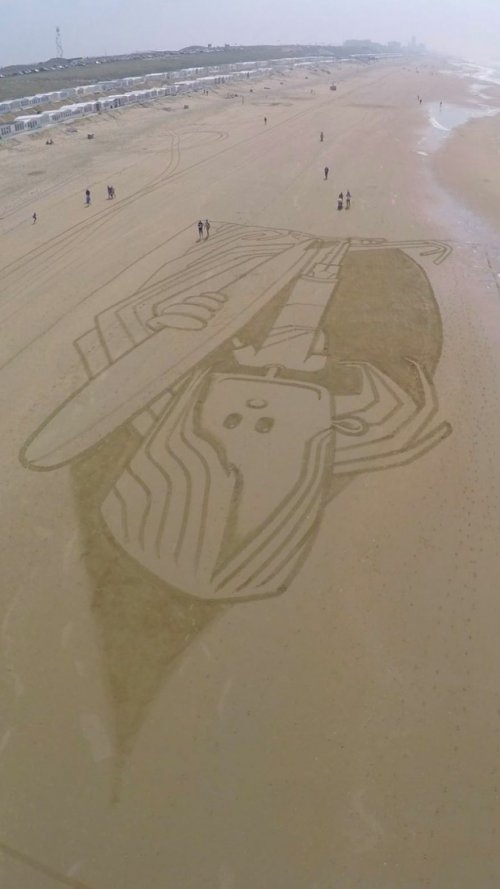 Рисунки на песке Тима Хукстры (20 фото)