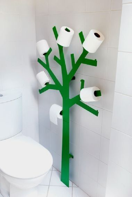 Необычные и прикольные держатели для туалетной бумаги (18 фото)
