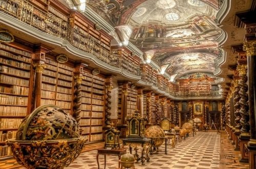 Величественная архитектура центральной библиотеки Чехии (8 фото)