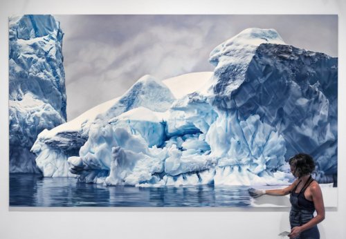 Невероятно реалистичные изображения айсбергов, созданные художницей Зарией Форман (8 фото)