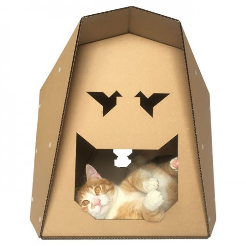Симпатичные картонные домики для кошек от CacaoPets (15 фото)