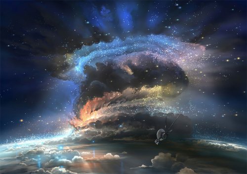 Захватывающие дух цифровые картины неба Александра Роммеля (25 фото)