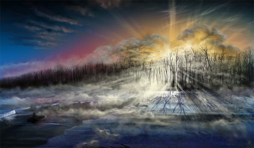 Захватывающие дух цифровые картины неба Александра Роммеля (25 фото)