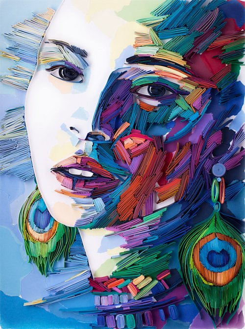 Потрясающий красочный квиллинг от Юлии Бродской (10 фото)