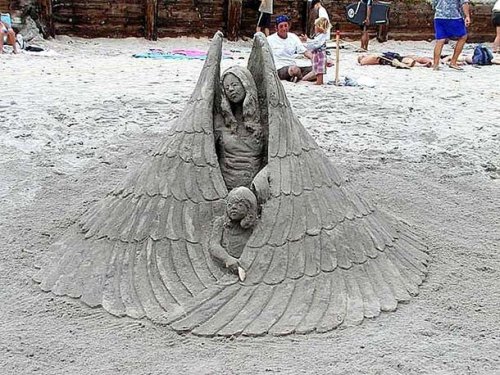 Потрясающие песочные скульптуры, которые вам стоит увидеть (25 фото)