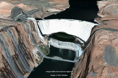 Причудливые глюки в приложении Google Earth, делающие наш мир похожим на сюрреалистические картины (10 фото)