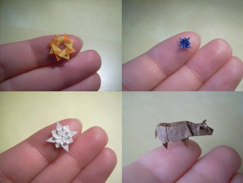 Крошечные оригами художницы Ани Маркиевич (8 фото)