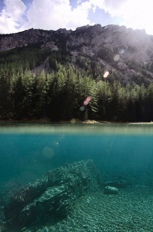 Австрийский парк, который каждое лето превращается в озеро (17 фото)