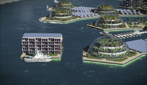 К 2020 году в Тихом океане появится первый в мире плавучий город (9 фото + видео)