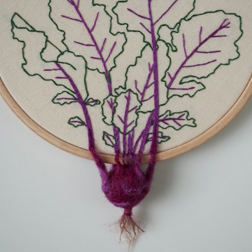 Овощная и растительная вышивка Веселки Булкан (12 фото)
