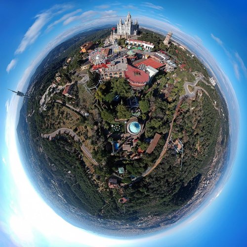 Барселона в 360-градусных фотографиях Бруно Аленкастро (10 фото)