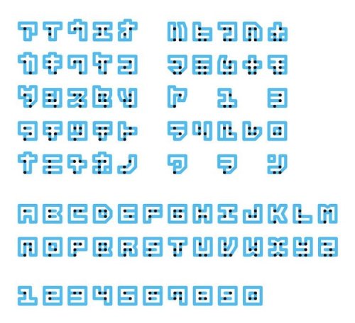 Японский дизайнер разработал шрифт, который смогут читать как зрячие, так и слепые люди (7 фото)