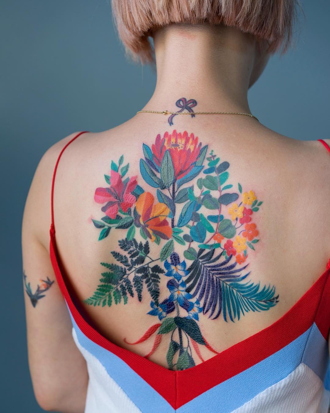 Красочные татуировки Zihee Tattoo, вдохновлённые природой и изобразительным...
