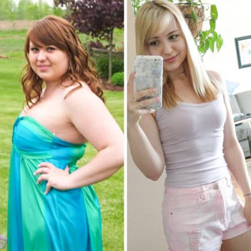Люди с силой воли, которые решили похудеть и сделали это (22 фото)