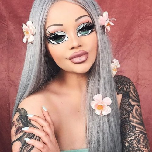 Новый бьюти-тренд в Instagram: макияж а-ля кукла Bratz (20 фото)