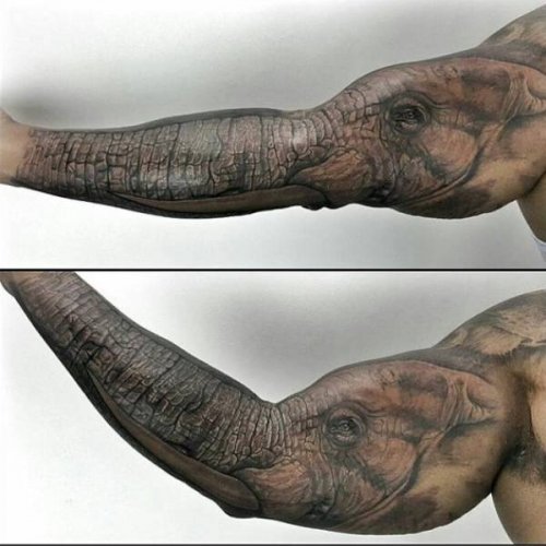 Впечатляющие татуировки, которые не могут остаться незамеченными (18 фото)